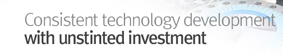 Consistent technology development with unstinted investment